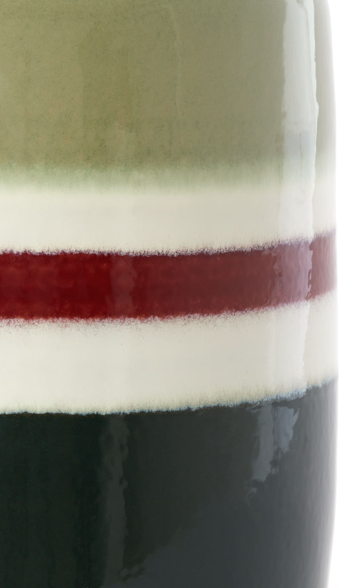 Light & Living Bijzettafel Franca - keramiek groen-aubergine Groen Bijzettafel