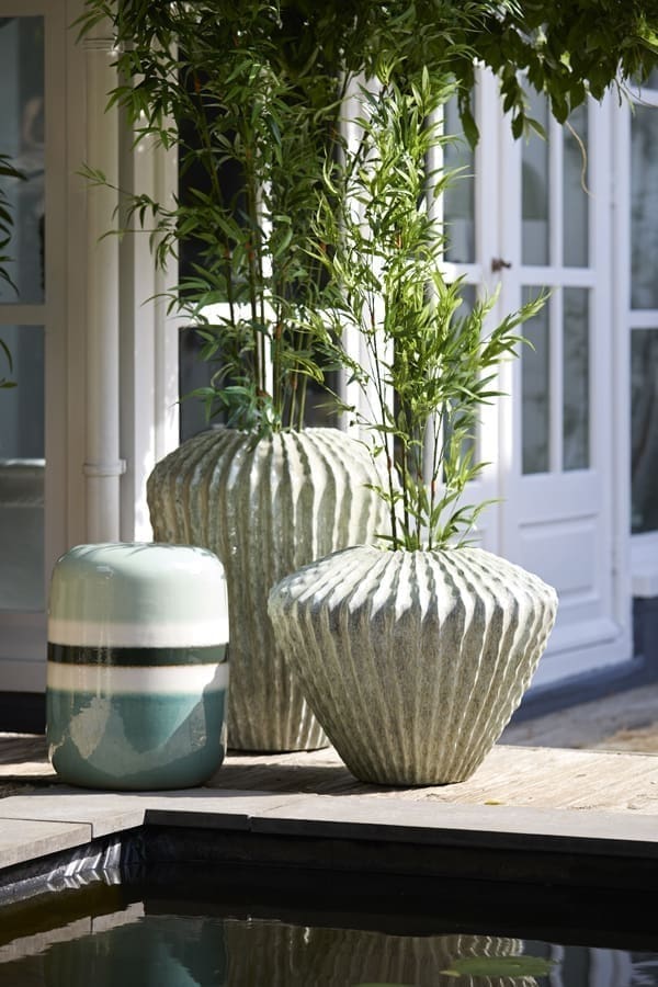Light & Living Bijzettafel Franca - keramiek groen-mint groen Groen Bijzettafel