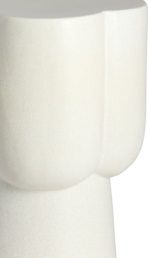 Light & Living Bijzettafel Junto - keramiek mat crème Wit Bijzettafel