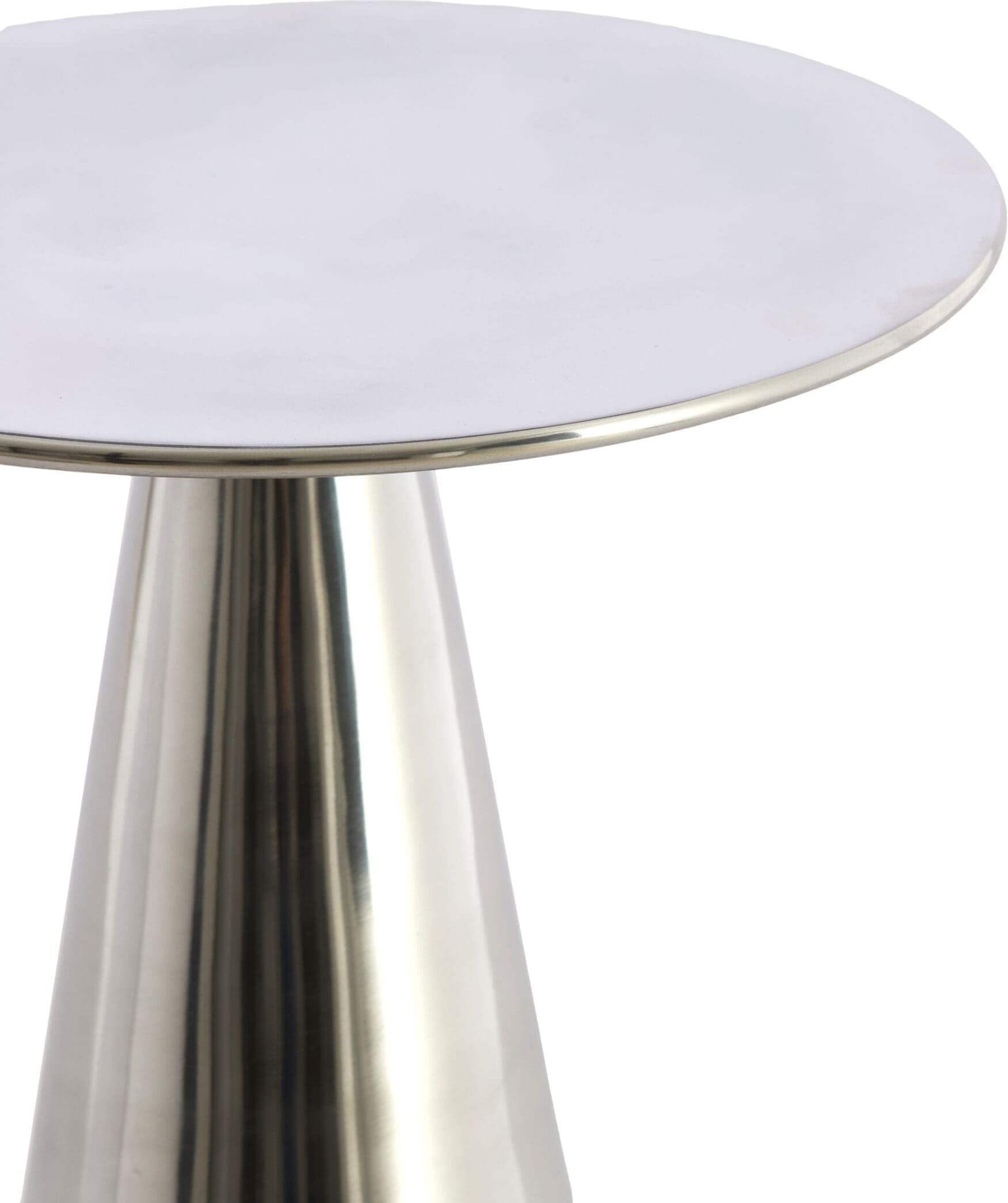 Light & Living Bijzettafel Leova - nikkel Grijs Bijzettafel