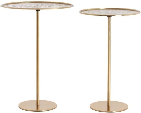 Light & Living Bijzettafel Lia - antiek brons Brons Bijzettafel