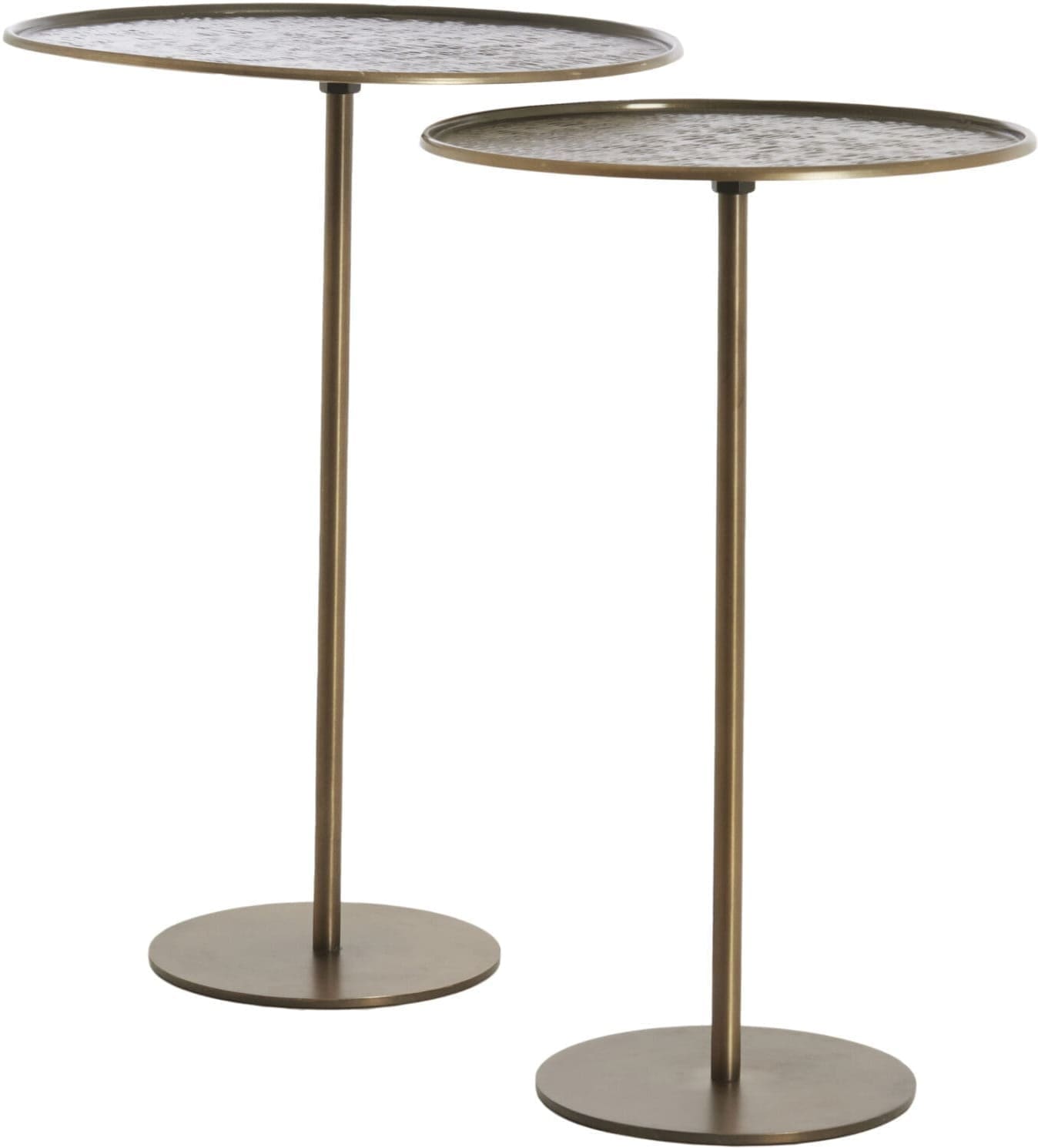 Light & Living Bijzettafel Lia - donker bruin-brons Bruin Bijzettafel
