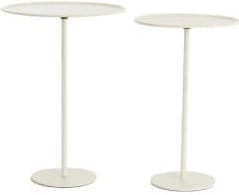 Light & Living Bijzettafel Lia - mat crème Wit Bijzettafel