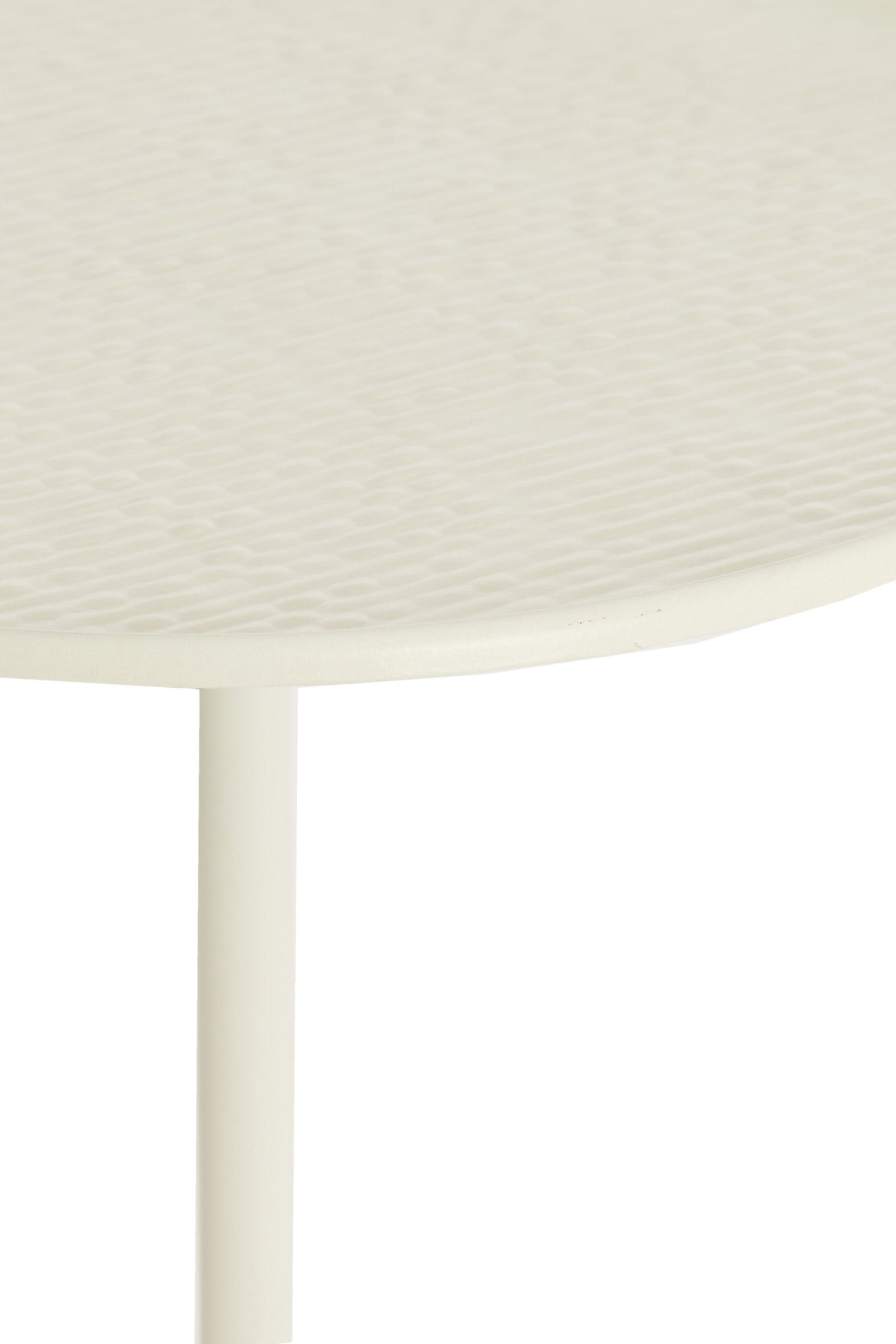 Light & Living Bijzettafel Lia - mat crème Wit Bijzettafel