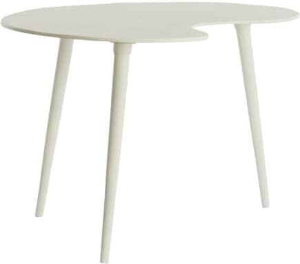 Light & Living Bijzettafel Linos - crème Wit Bijzettafel