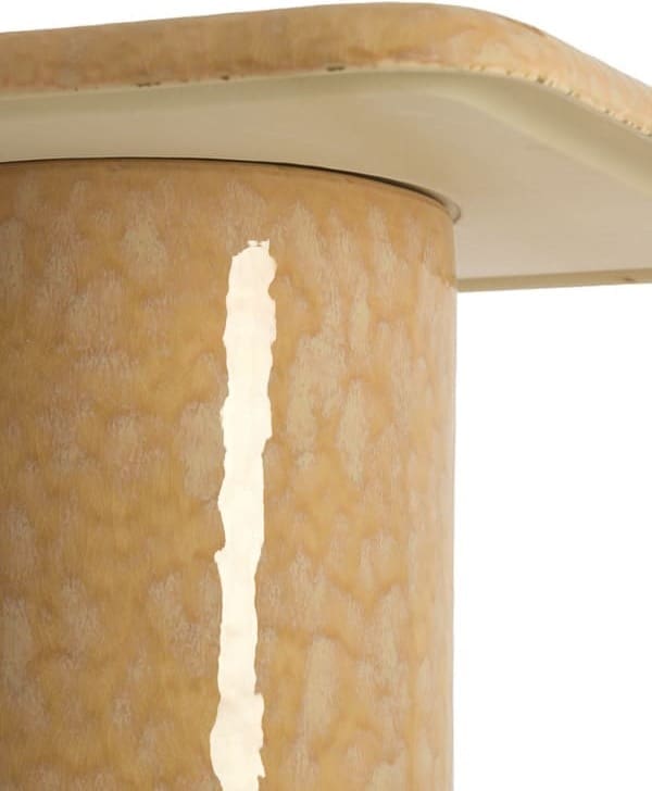 Light & Living Bijzettafel Luarca - keramiek licht perzik Oranje Bijzettafel