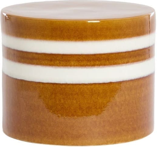 Light & Living Bijzettafel Mooca - keramiek cognac-wit Bruin Bijzettafel
