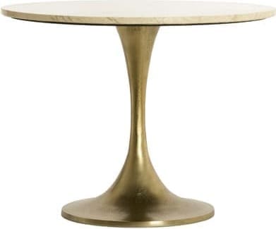 Light & Living Bijzettafel Tomar - zand-roze marmer+licht goud Roze Bijzettafel