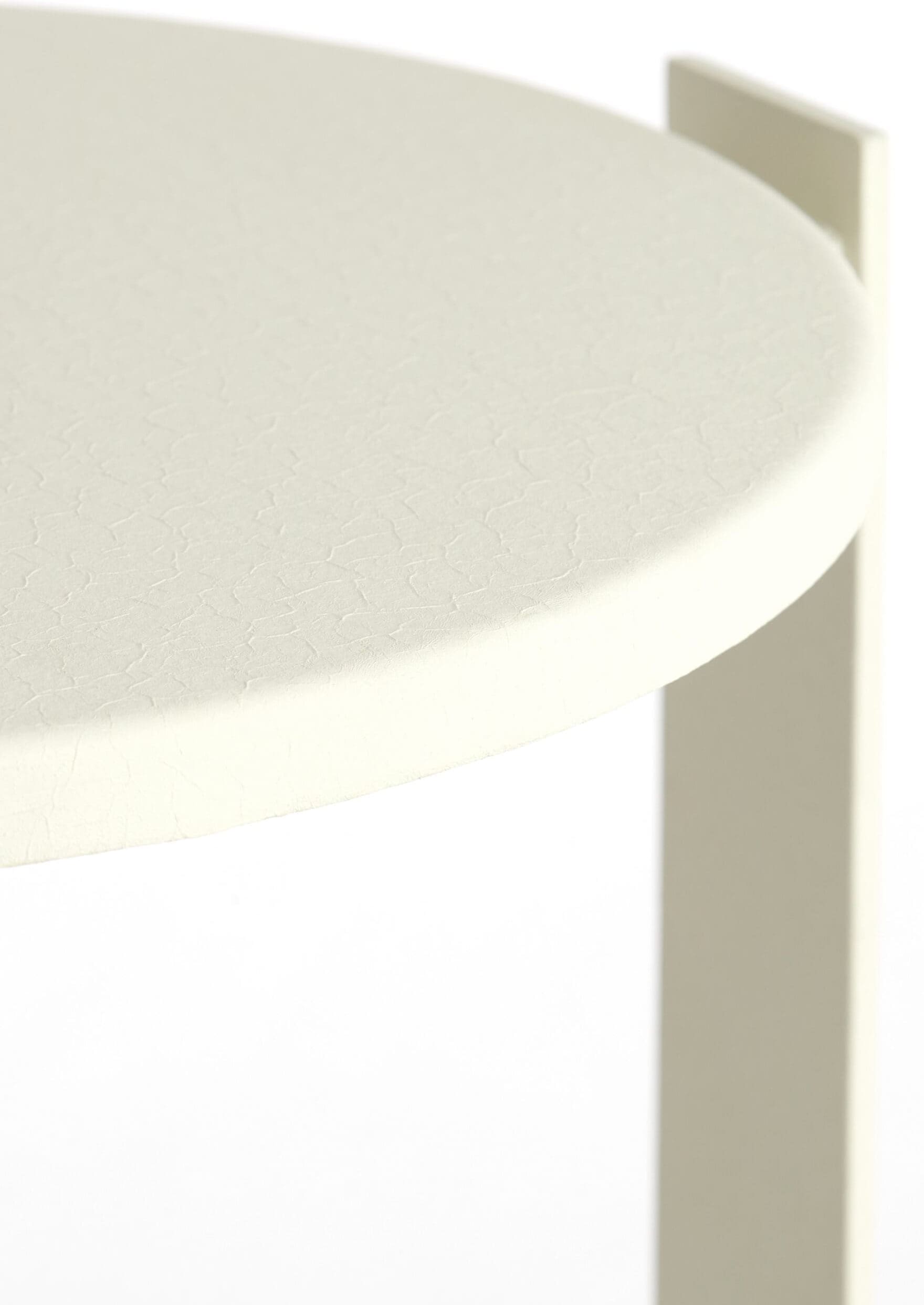 Light & Living Bijzettafel Triana - mat crème Wit Bijzettafel