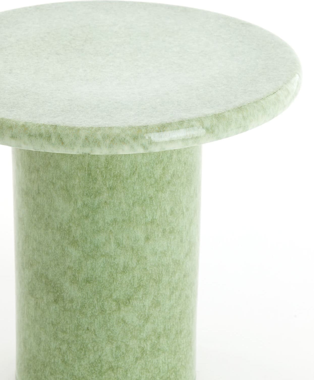 Light & Living Bijzettafel Tudo - keramiek mint groen-groen Groen Bijzettafel