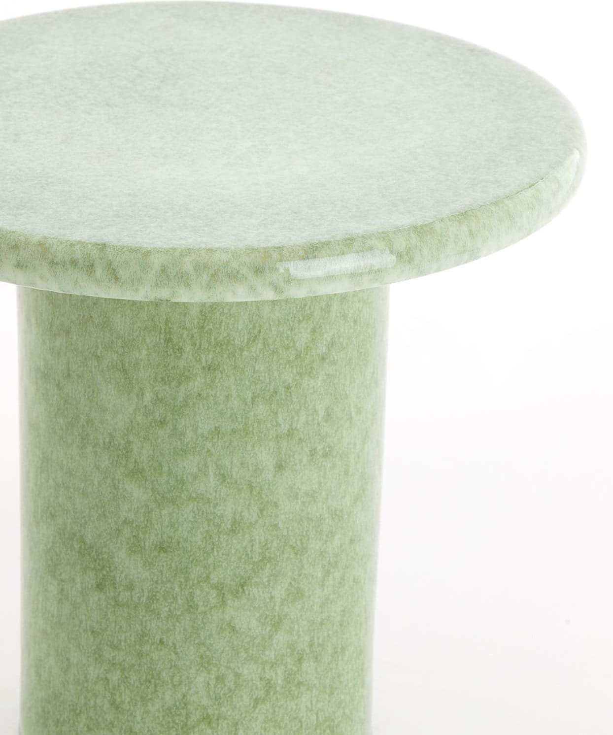 Light & Living Bijzettafel Tudo - keramiek mint groen-groen Groen Bijzettafel