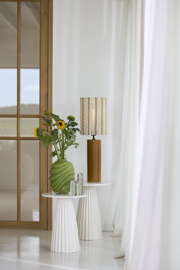 Light & Living Bijzettafel Veglia - crème Wit Bijzettafel