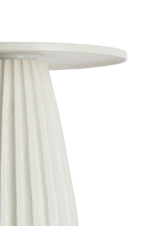 Light & Living Bijzettafel Veglia - crème Wit Bijzettafel