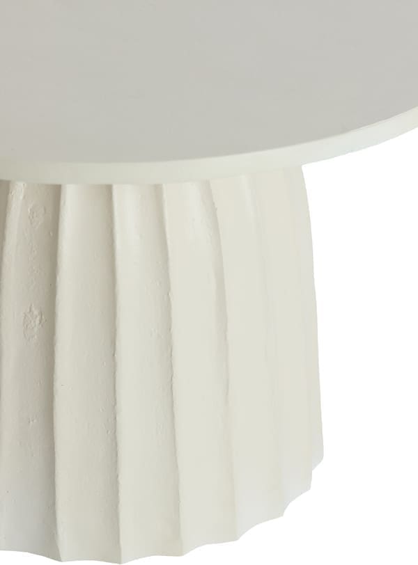 Light & Living Bijzettafel Veglia - crème Wit Bijzettafel