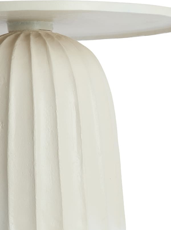 Light & Living Bijzettafel Veglia - crème Wit Bijzettafel