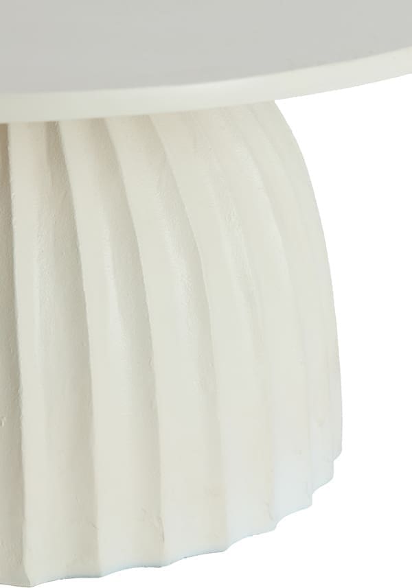 Light & Living Bijzettafel Veglia - crème Wit Bijzettafel