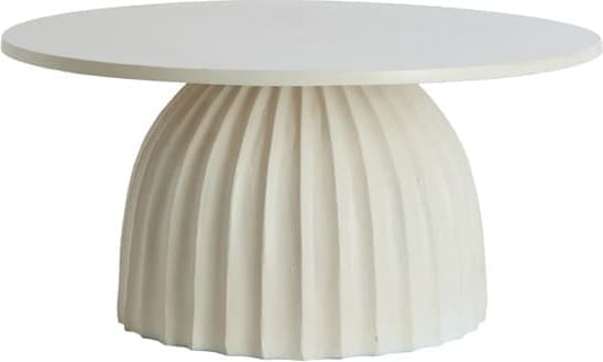 Light & Living Bijzettafel Veglia - crème Wit Bijzettafel