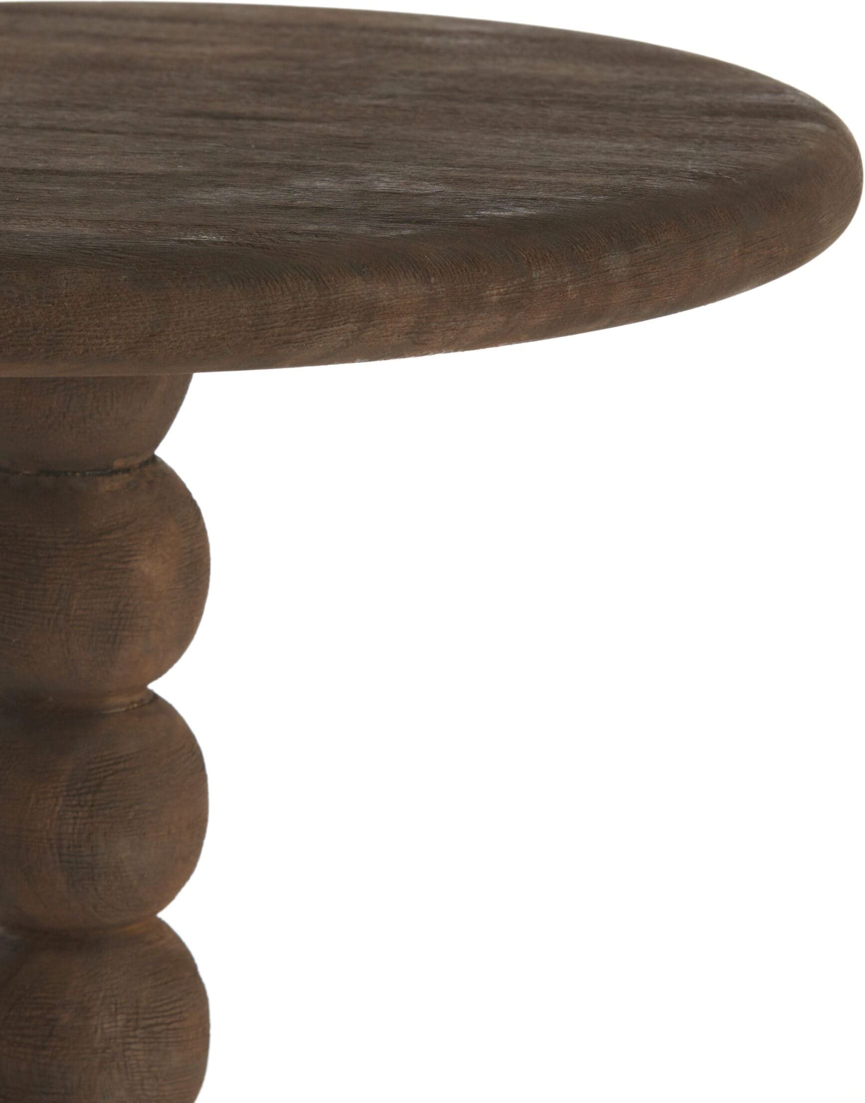 Light & Living Bijzettafel Veglio - hout mat donker bruin Bruin Bijzettafel