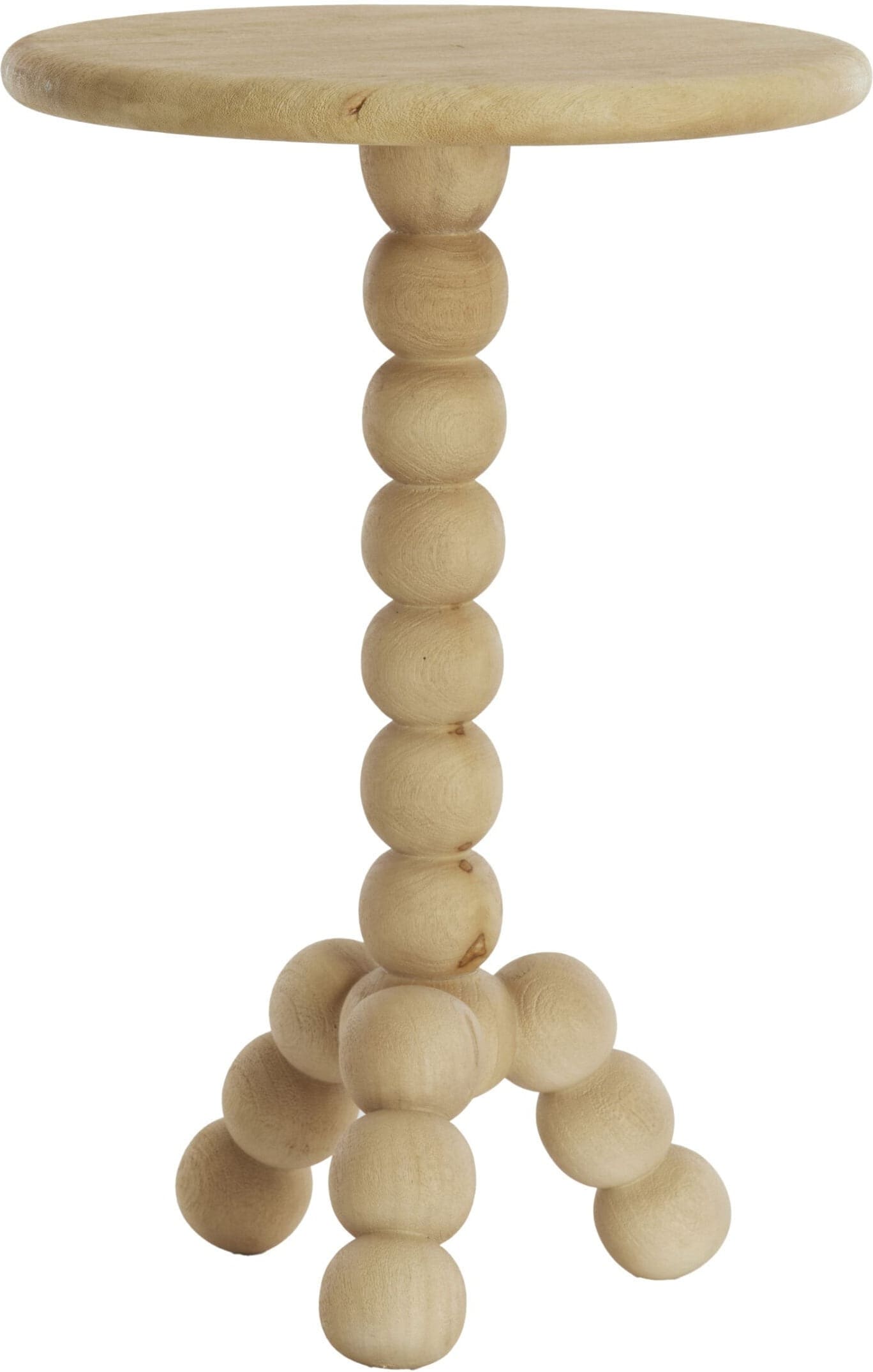Light & Living Bijzettafel Veglio - hout mat naturel Bruin Bijzettafel