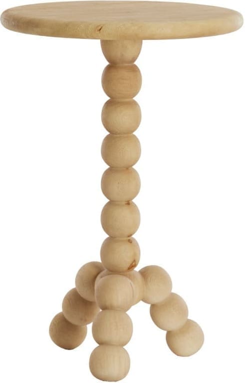 Light & Living Bijzettafel Veglio - hout mat naturel Bruin Bijzettafel