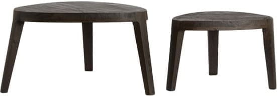 Light & Living Bijzettafel Yao - hout mat choc bruin Bruin Bijzettafel