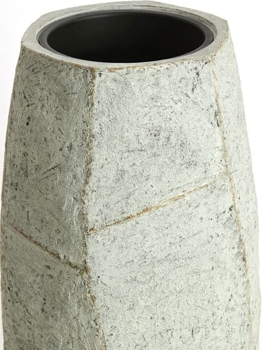 Light & Living Bloempot Agelo - blauw grijs Grijs Bloempot