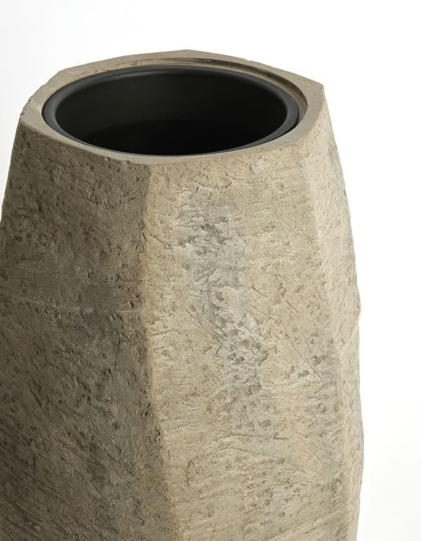 Light & Living Bloempot Agelo - taupe Grijs Bloempot