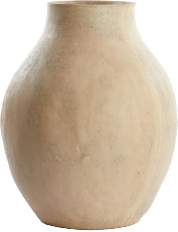 Light & Living Bloempot Norell - naturel Wit Bloempot