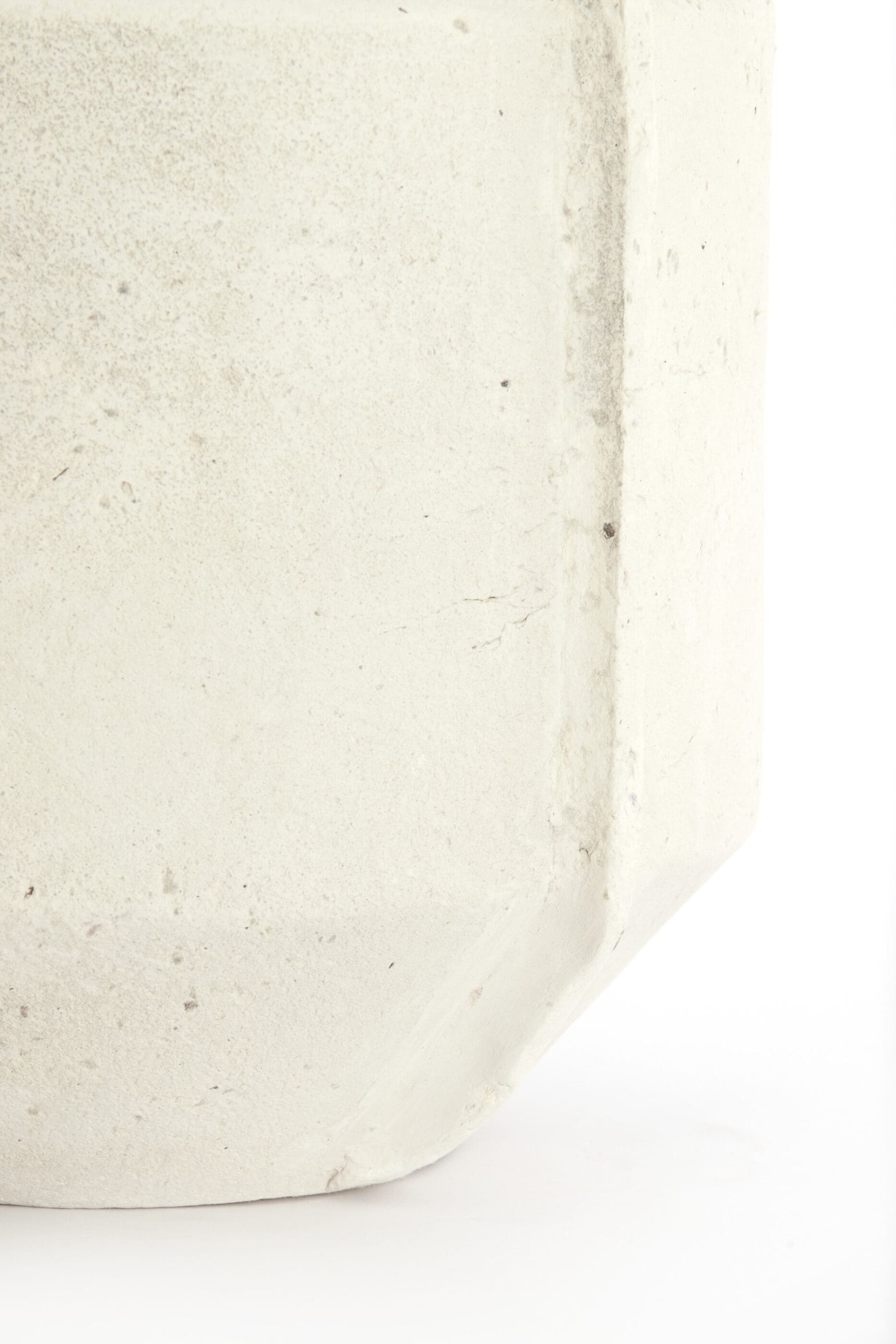 Light & Living Bloempot Noric - mat crème Wit Bloempot