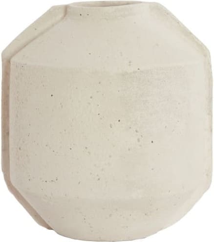 Light & Living Bloempot Noric - mat crème Wit Bloempot