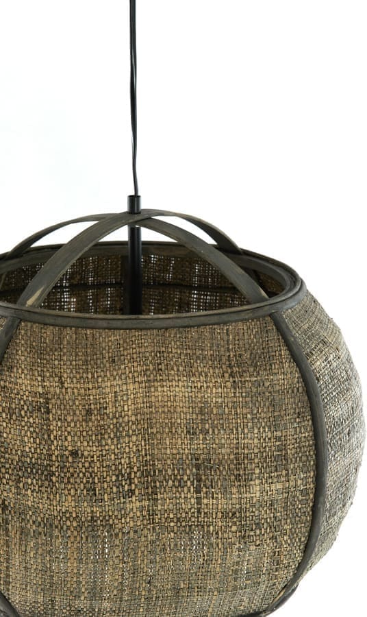 Light & Living Hanglamp Bozona - rotan bruin-grijs Bruin Hanglamp