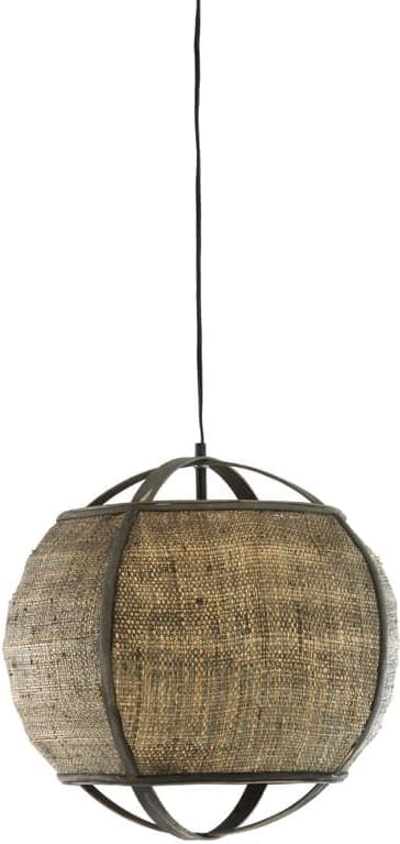 Light & Living Hanglamp Bozona - rotan bruin-grijs Bruin Hanglamp