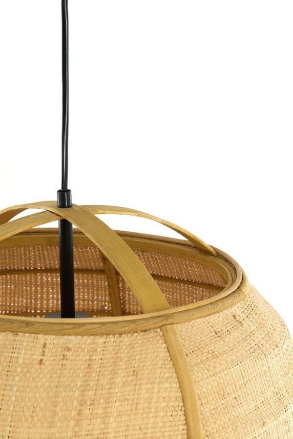 Light & Living Hanglamp Bozona - rotan naturel Bruin Hanglamp