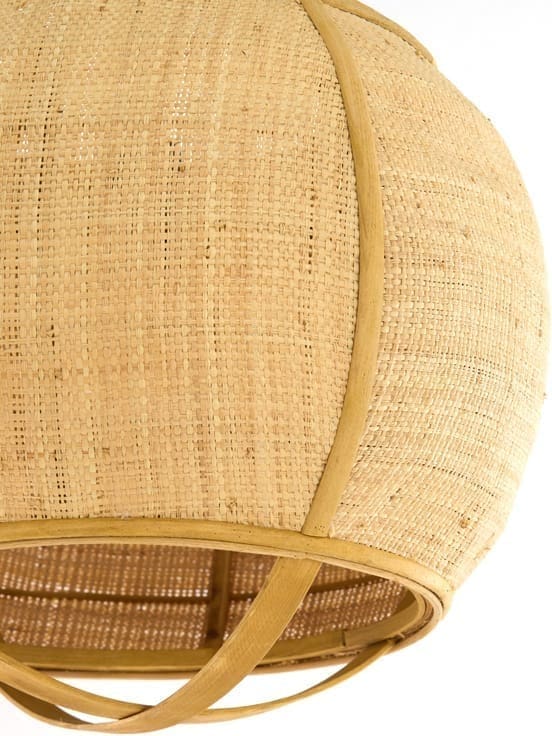 Light & Living Hanglamp Bozona - rotan naturel Bruin Hanglamp