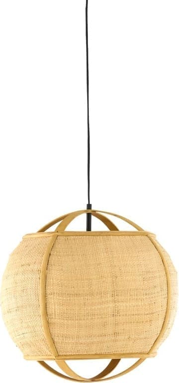 Light & Living Hanglamp Bozona - rotan naturel Bruin Hanglamp