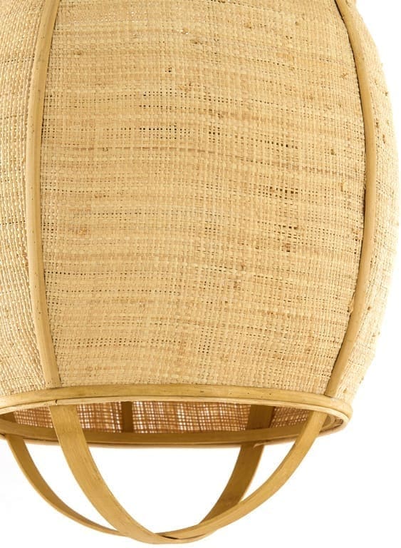 Light & Living Hanglamp Bozona - rotan naturel Bruin Hanglamp