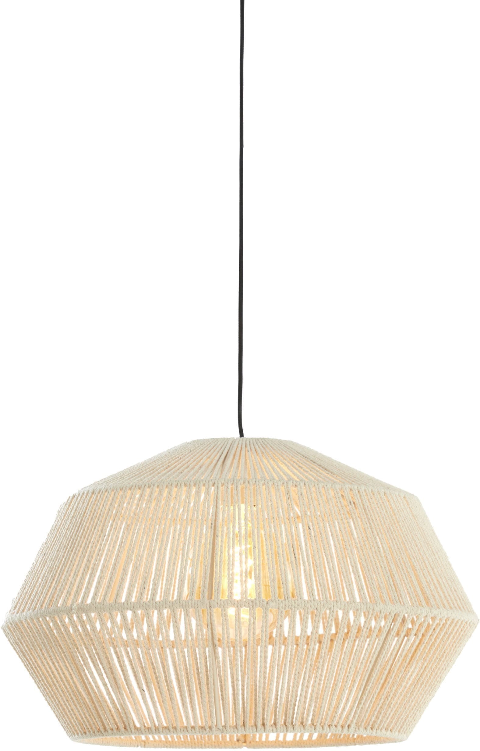 Light & Living Hanglamp Deya - crème Wit Hanglamp