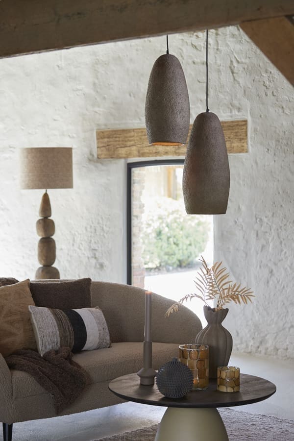 Light & Living Hanglamp Divala - antiek donker terra Oranje Hanglamp