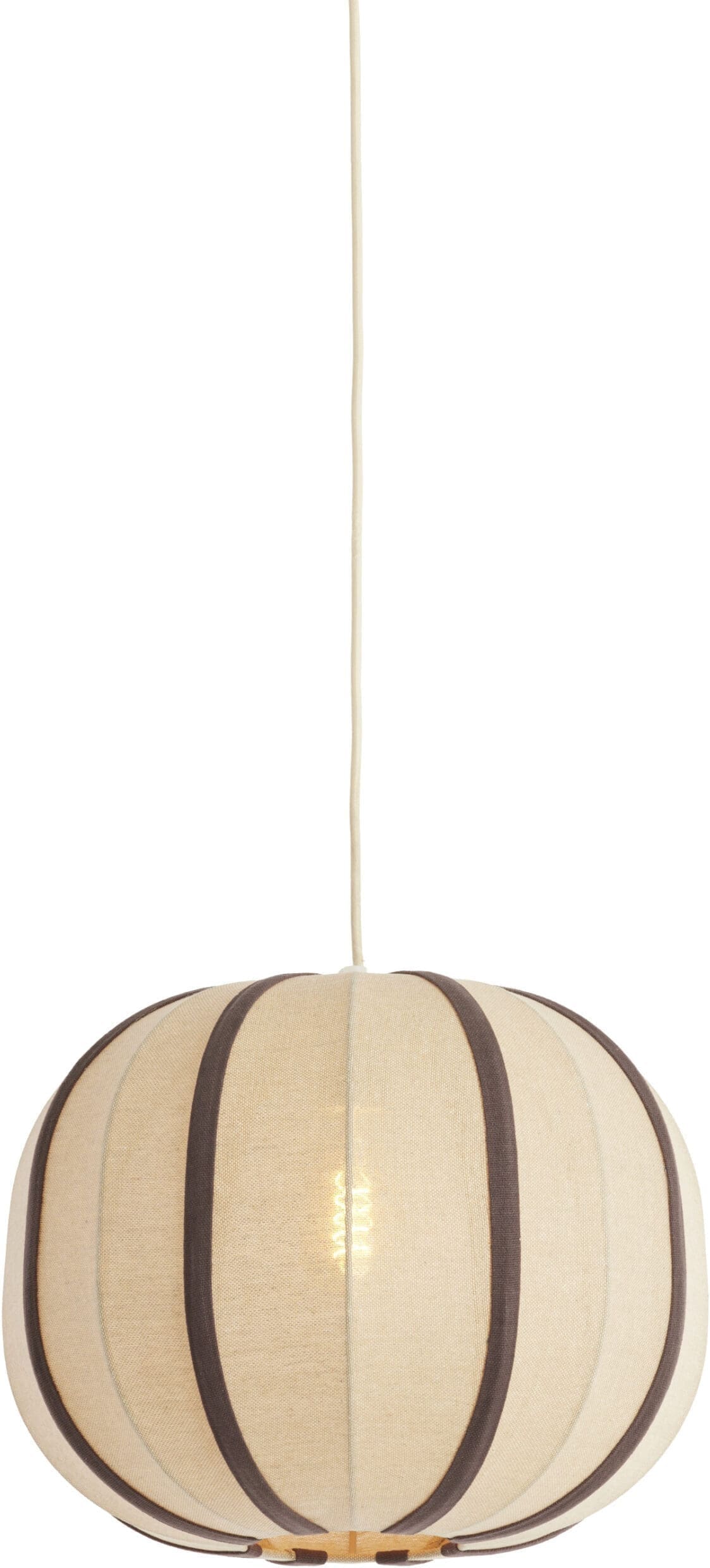 Light & Living Hanglamp Esmiria - naturel+donker bruin Bruin Hanglamp