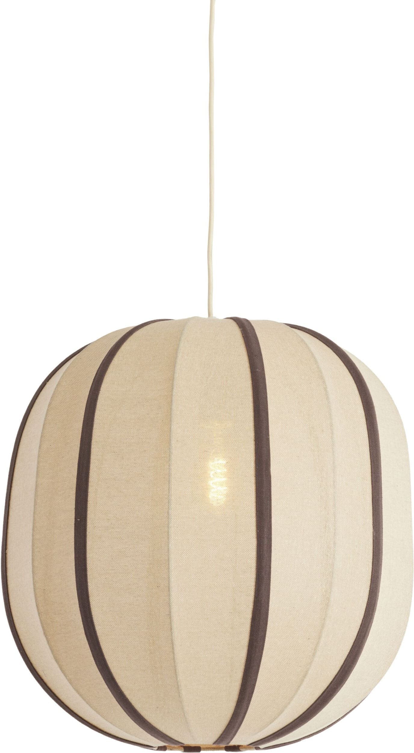 Light & Living Hanglamp Esmiria - naturel+donker bruin Bruin Hanglamp