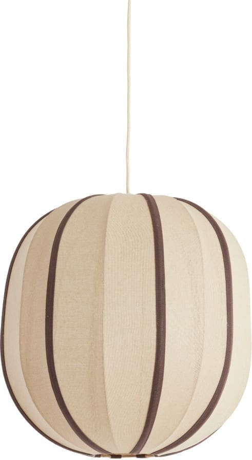 Light & Living Hanglamp Esmiria - naturel+donker bruin Bruin Hanglamp