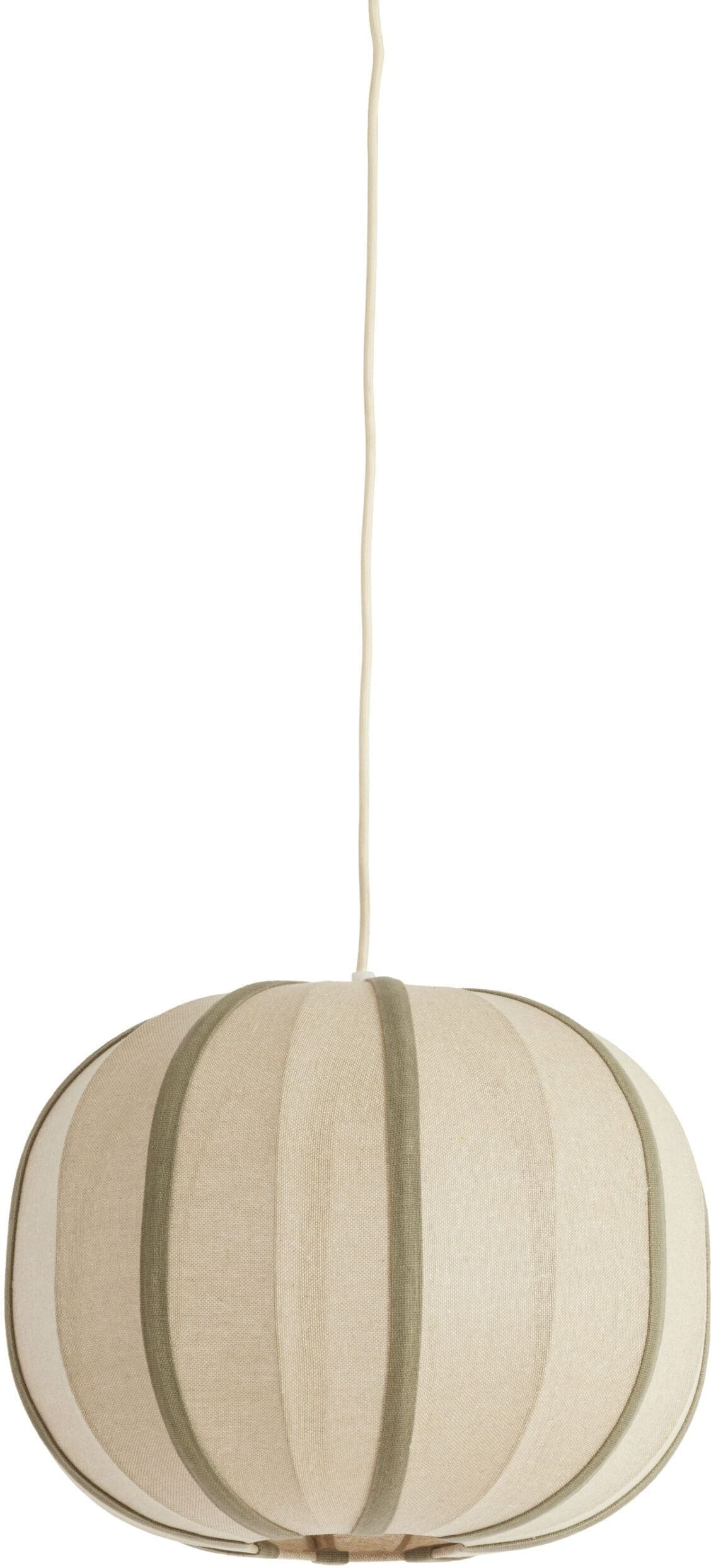 Light & Living Hanglamp Esmiria - naturel+olijf groen Bruin Hanglamp