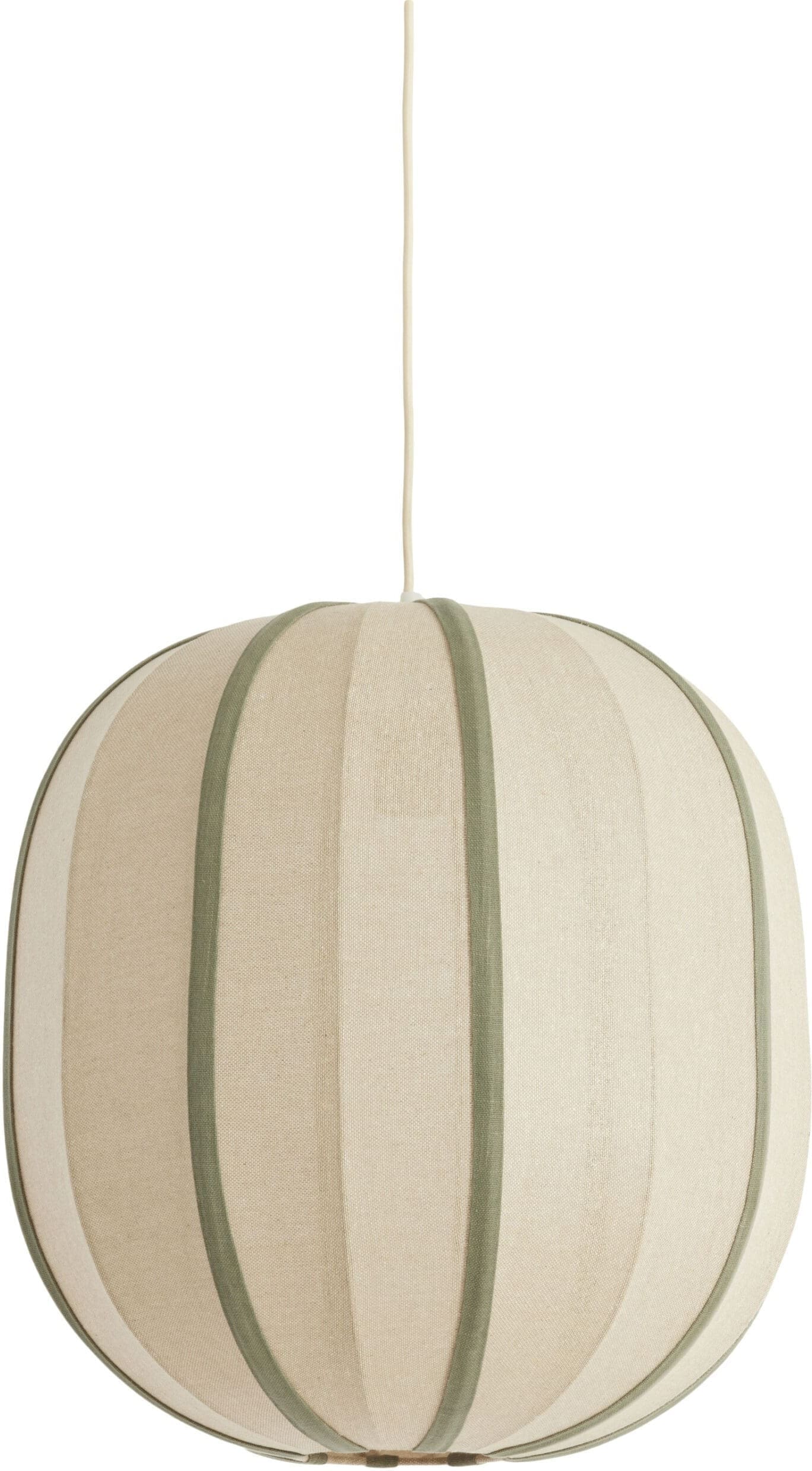 Light & Living Hanglamp Esmiria - naturel+olijf groen Bruin Hanglamp