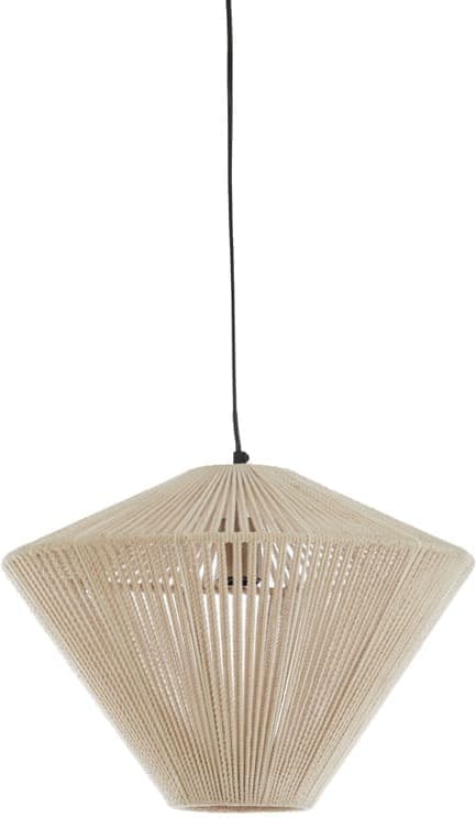 Light & Living Hanglamp Felida - crème Bruin Hanglamp