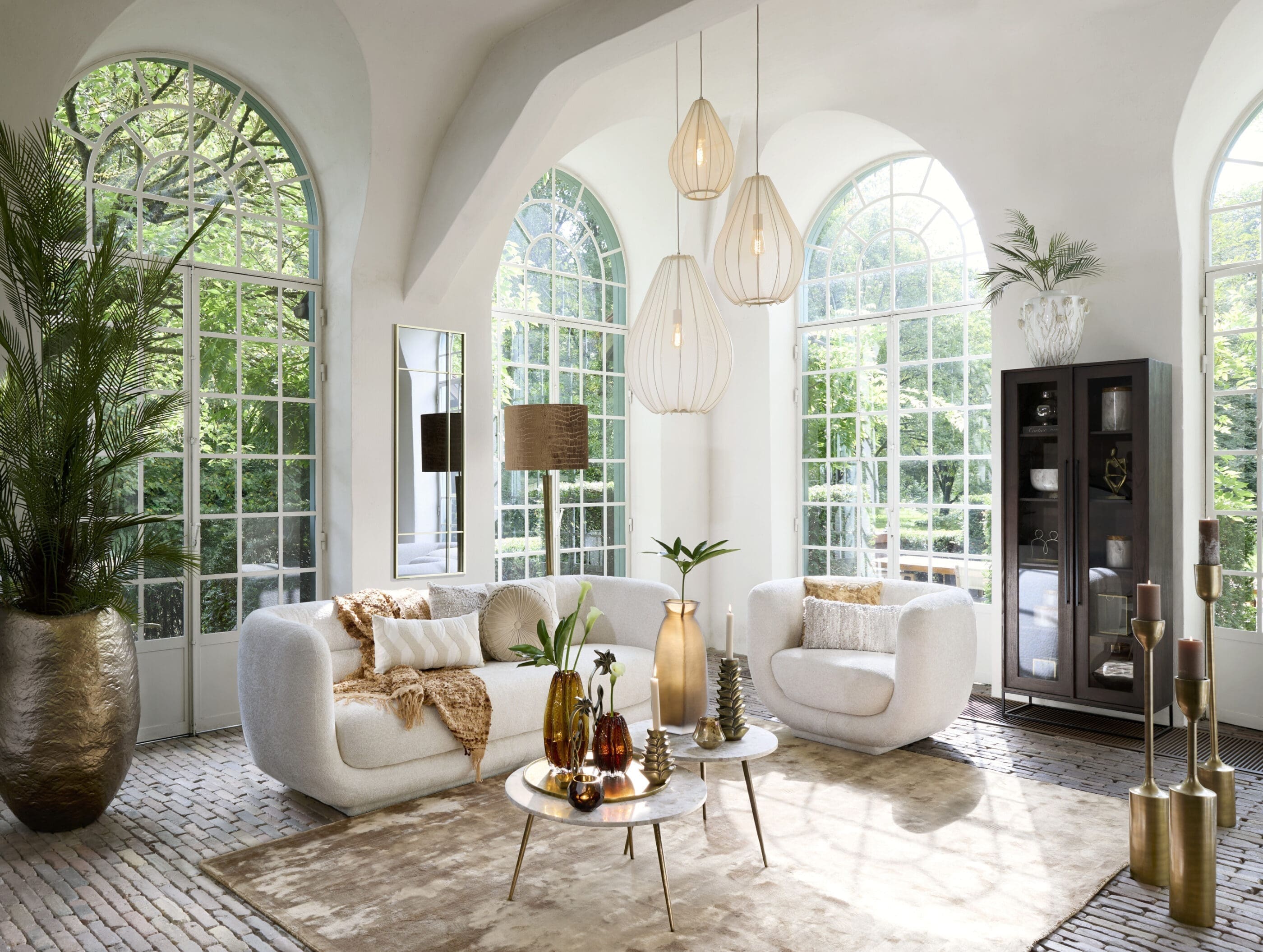 Light & Living Hanglamp Itela - zand Bruin Hanglamp