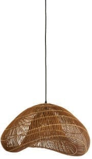 Light & Living Hanglamp Janzur - rotan donker bruin Bruin Hanglamp