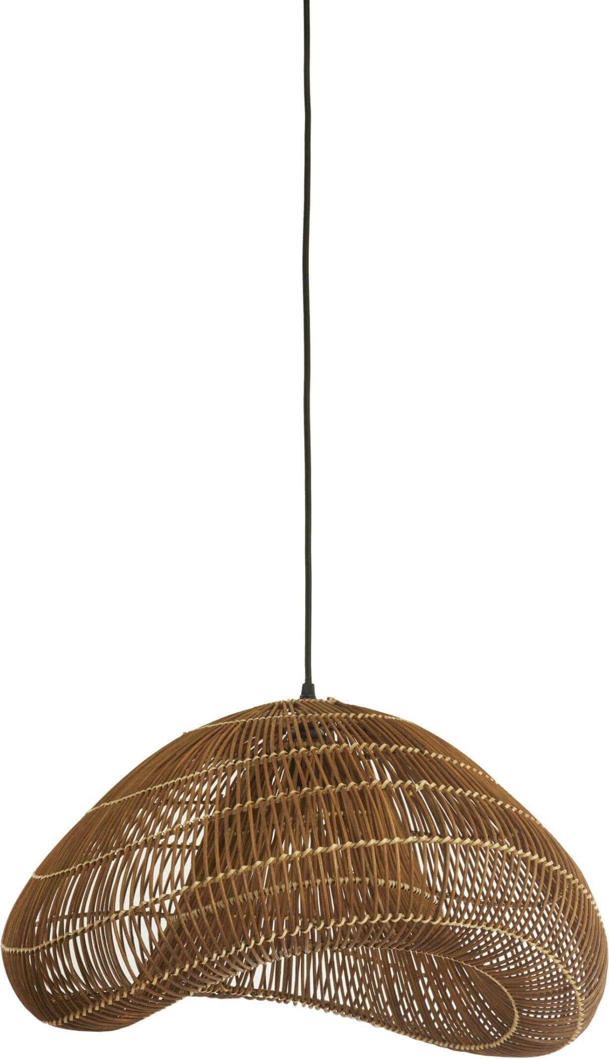 Light & Living Hanglamp Janzur - rotan donker bruin Bruin Hanglamp