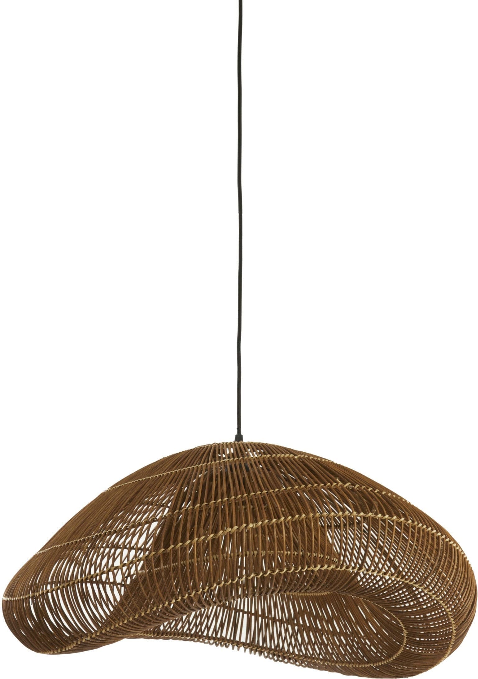 Light & Living Hanglamp Janzur - rotan donker bruin Bruin Hanglamp