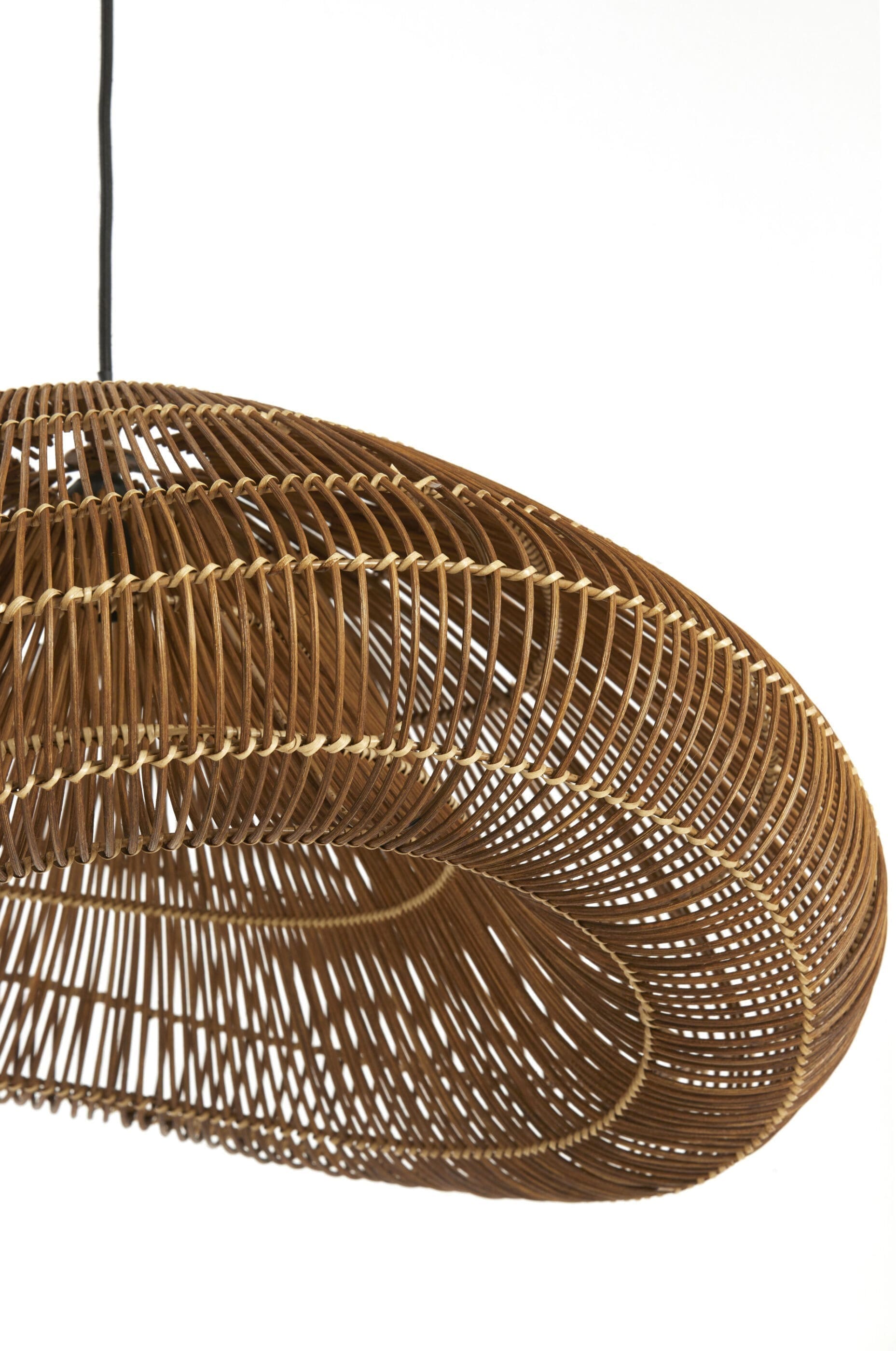 Light & Living Hanglamp Janzur - rotan donker bruin Bruin Hanglamp