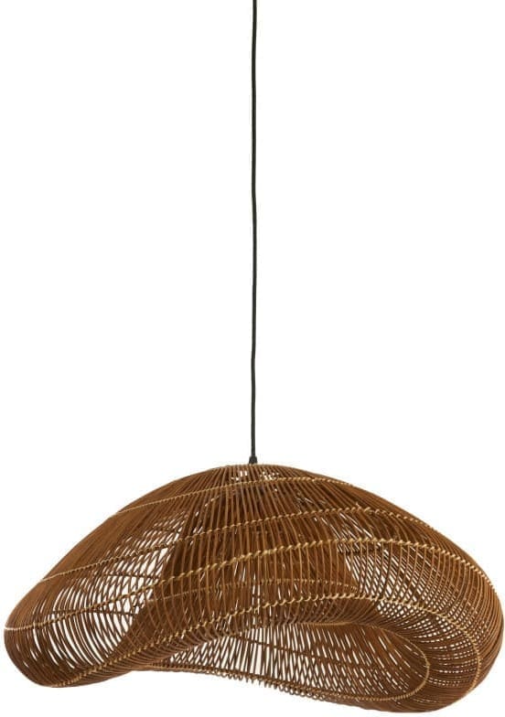 Light & Living Hanglamp Janzur - rotan donker bruin Bruin Hanglamp
